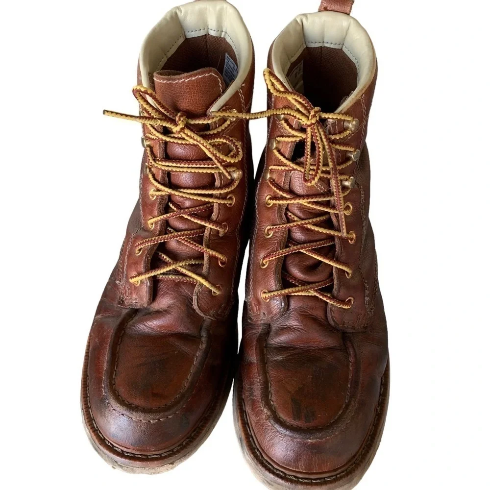 Herman Survivors Oakridge Work Boots Brown Leather Steel Toe Men's Size 12